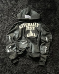 Just a girl Zip Hoodie