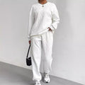 Threaded Jacquard Women Two-Piece Casual