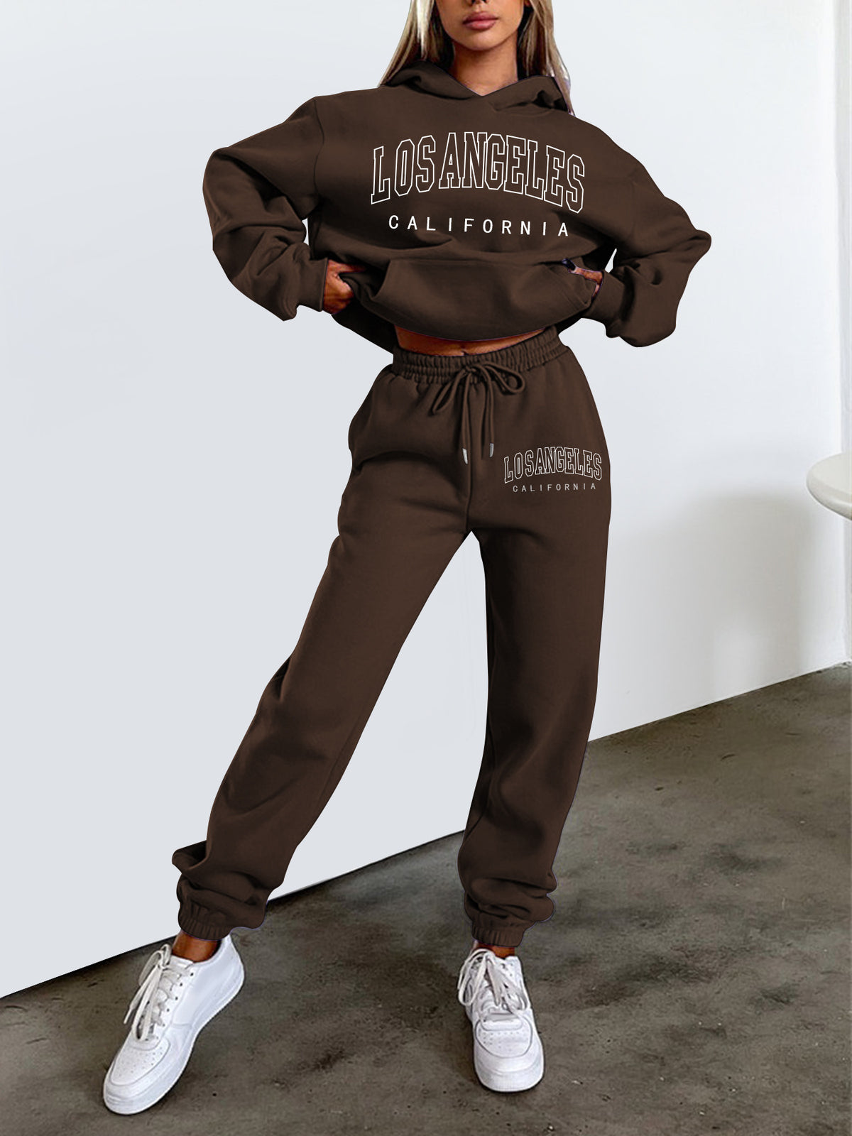 Cali x Brooklyn Fleece Sweatsuit Set