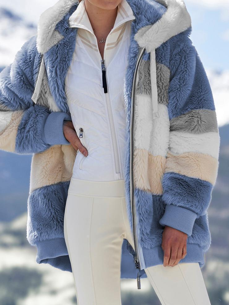 Winter and autumn warm plush coat