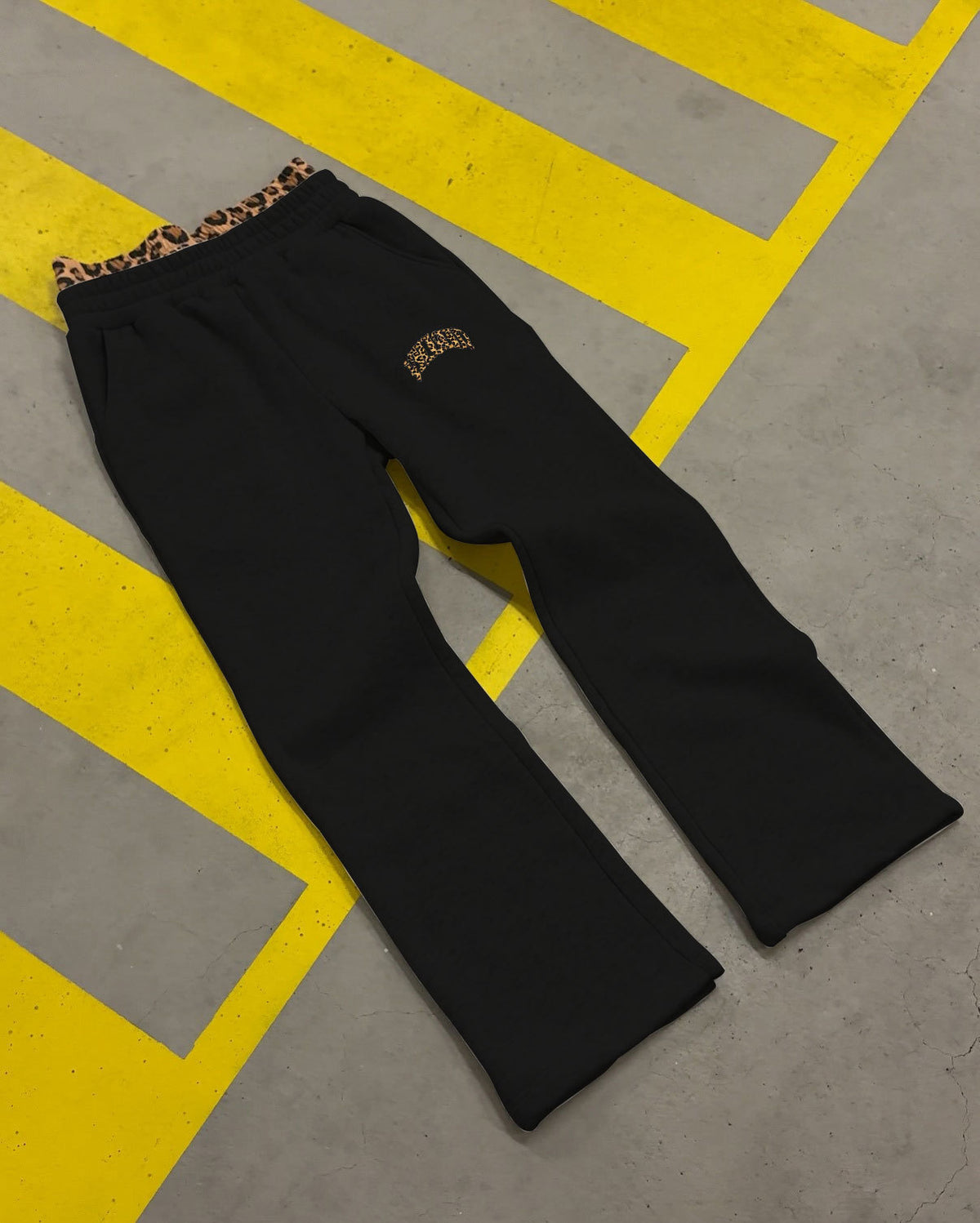 Retro Print Hoodie and Sweatpants Set
