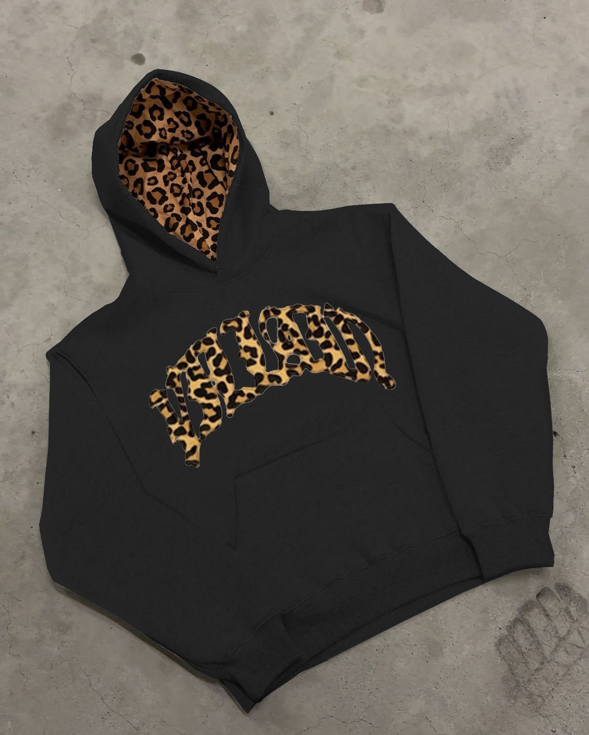 Retro Print Hoodie and Sweatpants Set