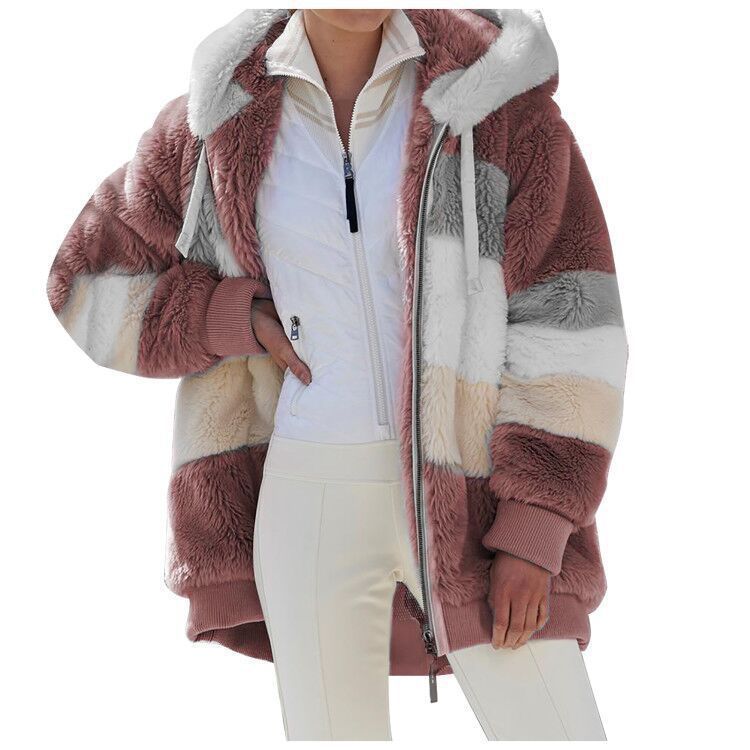 Winter and autumn warm plush coat