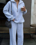 Womens flared sweat Suit Two-Piece Set