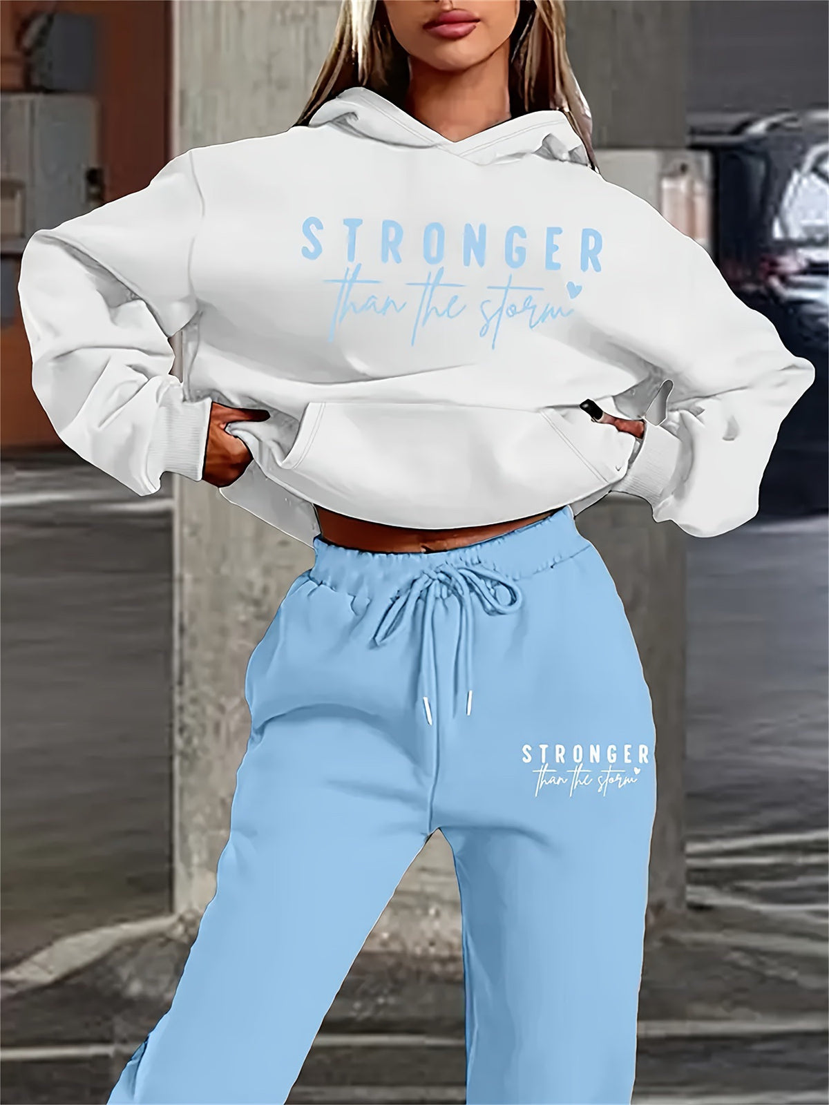 Cali x Brooklyn Fleece Sweatsuit Set