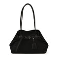 French Style Matte Baguette Shoulder Bag